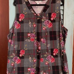 Christopher and banks sleeveless shirt